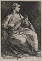 TvB G 1025
<br/>
Terpischore (negen muzen)
<br/>
<em>Goltzius, Hendrick (1558-1617)</em>